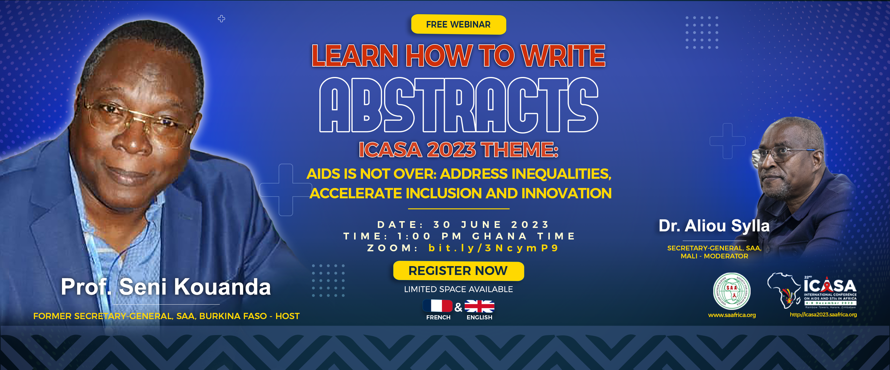 ICASA 2023 FREE WEBINAR: LEARN HOW TO WRITE ABSTRACTS! | COMMENT RÉDIGER UN RÉSUMÉ SCIENTIFIQUE